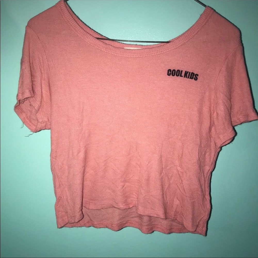 Pink Cropped Top